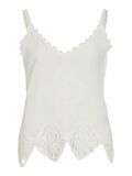 VILA VIALISJA V-NECK STRAP TOP, Snow White, highres - 14105452_SnowWhite_001.jpg