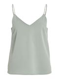 VILA VIMATHILDE V-NECK STRAP TOP, Green Milieu, highres - 14109689_GreenMilieu_001.jpg