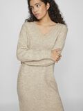 VILA MIDI KNITTED DRESS, Natural Melange, highres - 14101548_NaturalMelange_006.jpg
