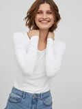 Vila BASIC LONG SLEEVED TOP, Optical Snow, highres - 14083282_OpticalSnow_006.jpg