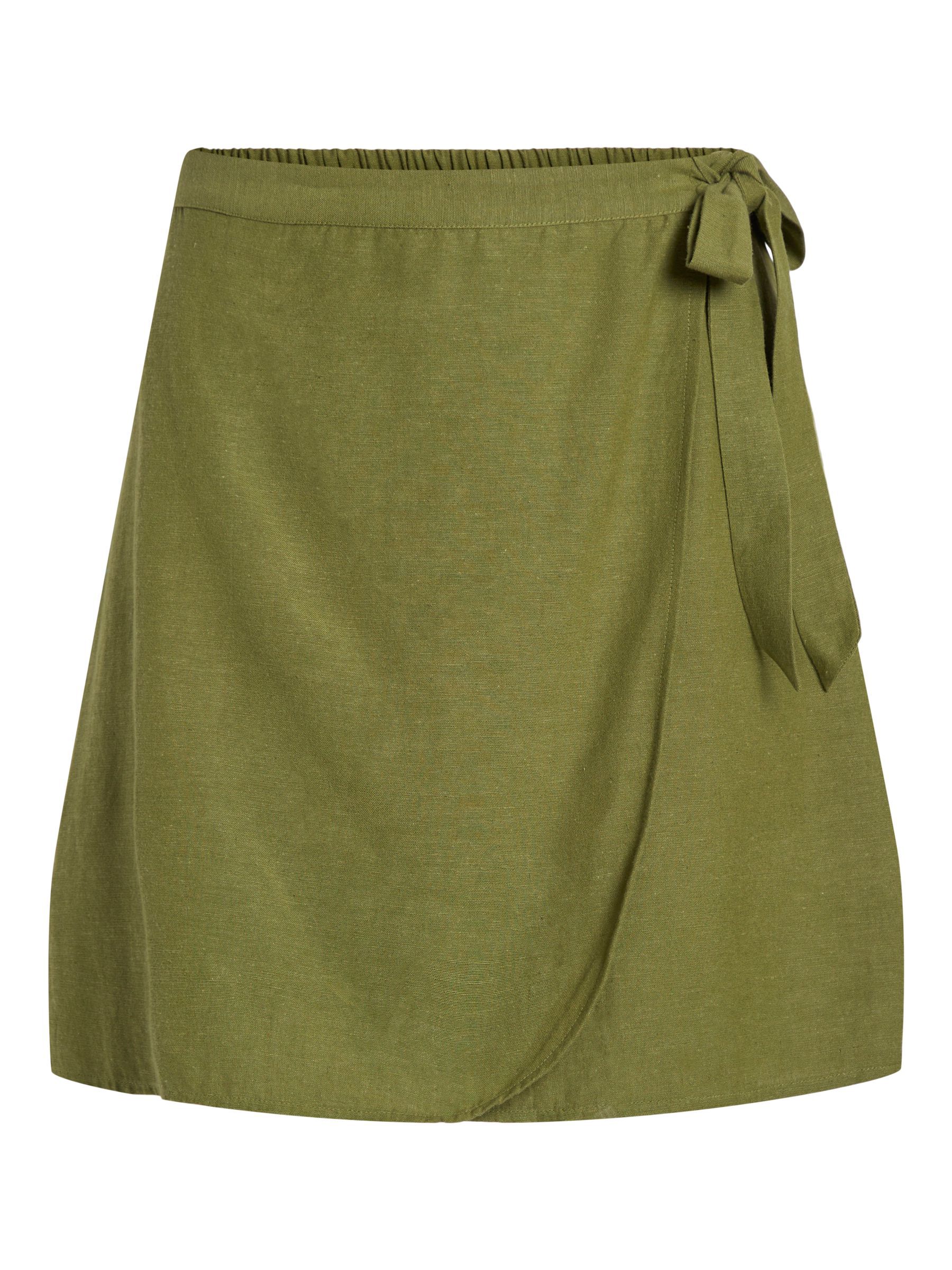 Faux wrap sales mini skirt
