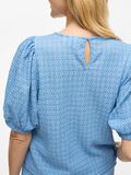 VILA VIMINERA ROUND NECK SHORT SLEEVED TOP, Blissful Blue, highres - 14106721_BlissfulBlue_006.jpg
