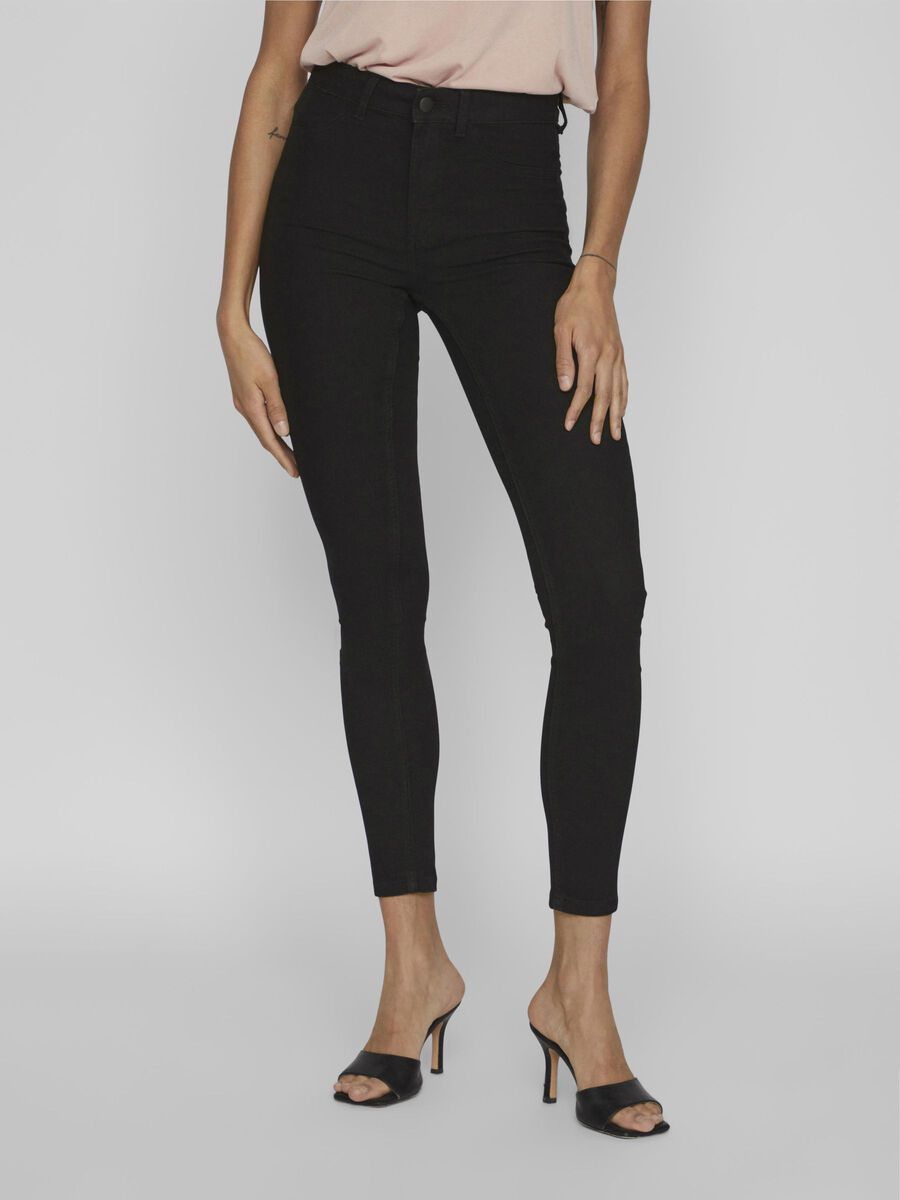 high rise black jeggings