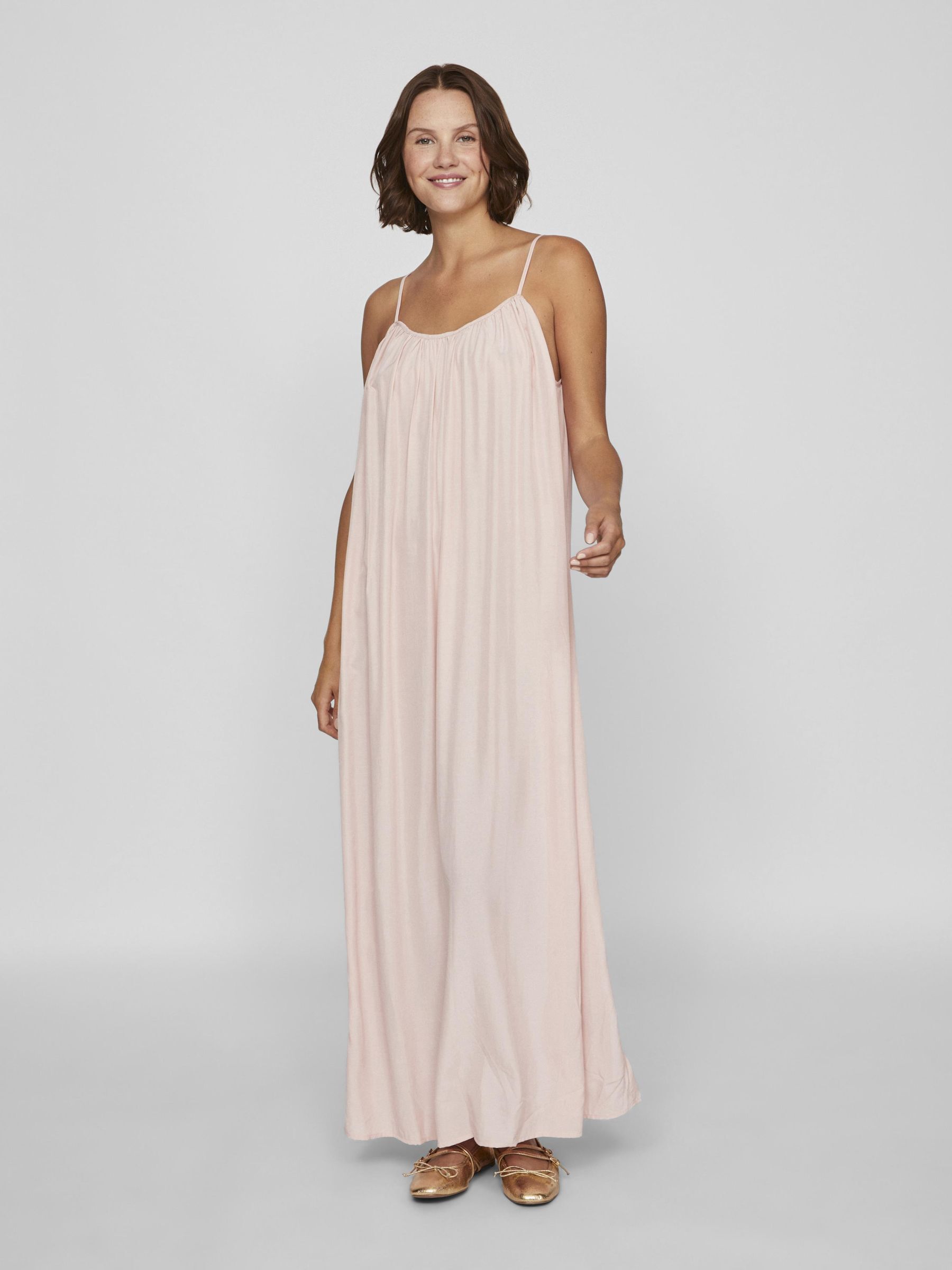 STRAP MAXI JURK Roze VILA