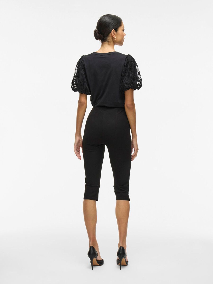 VILA VICAMILLE HIGH WAIST CAPRIS, Black Beauty, highres - 14107097_BlackBeauty_004.jpg