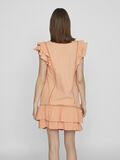 VILA RUFFLE SHORT SLEEVED TOP, Shell Coral, highres - 14093835_ShellCoral_004.jpg