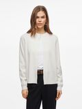 VILA ONE-BUTTON KNITTED CARDIGAN, Coconut Milk, highres - 14107418_CoconutMilk_003.jpg