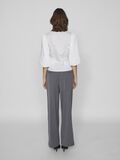VILA VIVARONE HIGH WAIST HOSE MIT WEITEM BEIN, Medium Grey Melange, highres - 14087407_MediumGreyMelange_004.jpg