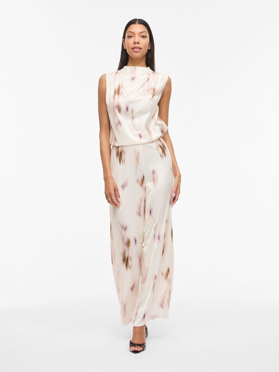 Carousel image - VIALLIUM HIGH NECK SLEEVELESS TOP, Snow White | 4