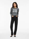 Product image thumbnail - VIMELIE RUNDHALS STRICKPULLOVER, Medium Grey Melange | 4