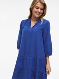 VILA VIPETRA 3/4 SLEEVED SHORT DRESS, Mazarine Blue, highres - 14109524_MazarineBlue_007.jpg
