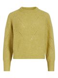 VILA OPEN BACK KNITTED PULLOVER, Leek Green, highres - 14098156_LeekGreen_001.jpg