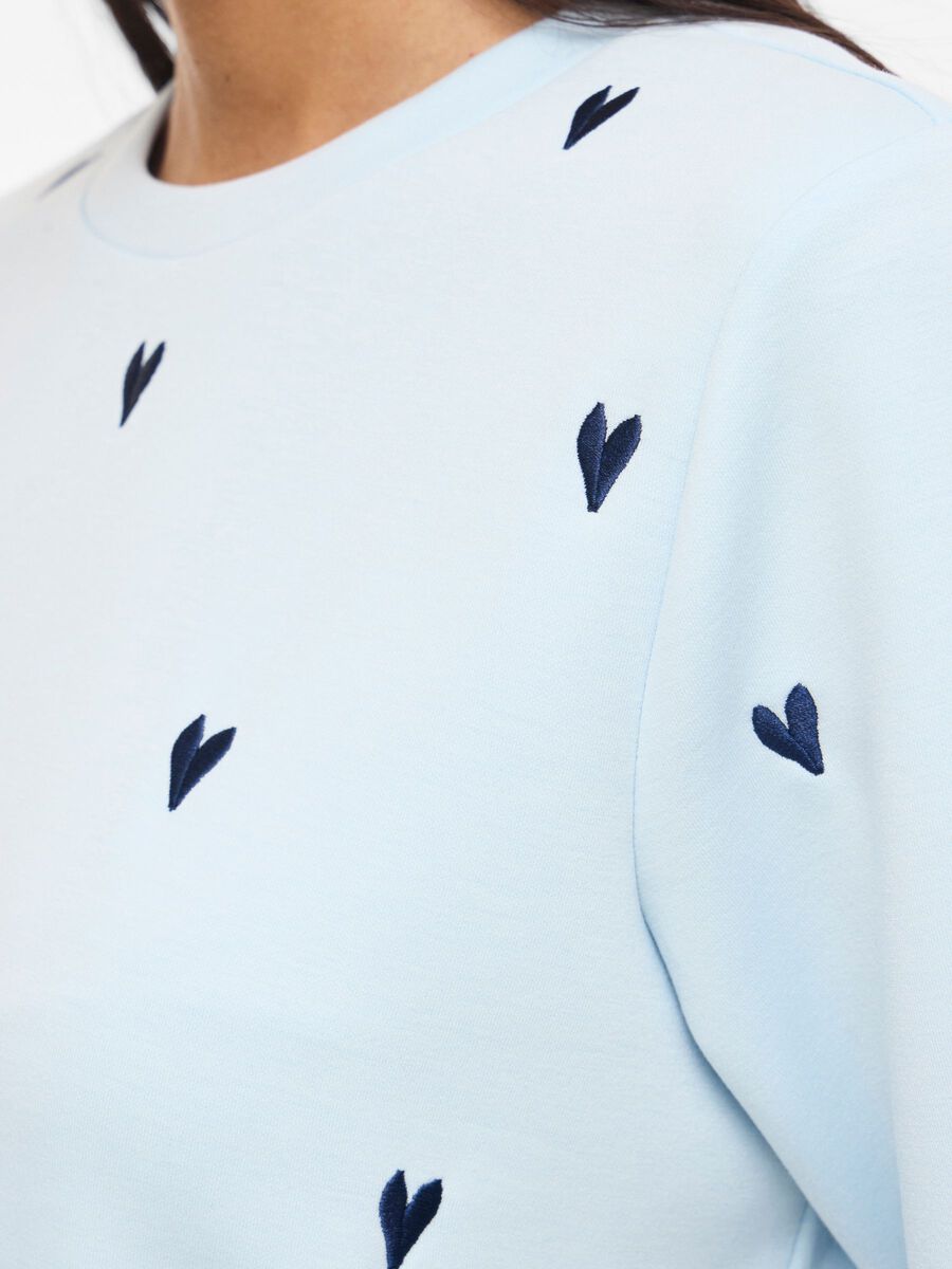 Carousel image - VISIF ROUND NECK SHORT SLEEVED SWEATSHIRT, Nantucket Breeze | 3