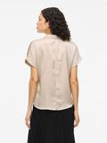 VILA VIENNA SHORT SLEEVED SHIRT, Cement, highres - 14107405_Cement_004.jpg