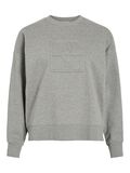 VILA MANICHE LUNGHE FELPA, Light Grey Melange, highres - 14108181_LightGreyMelange_001.jpg