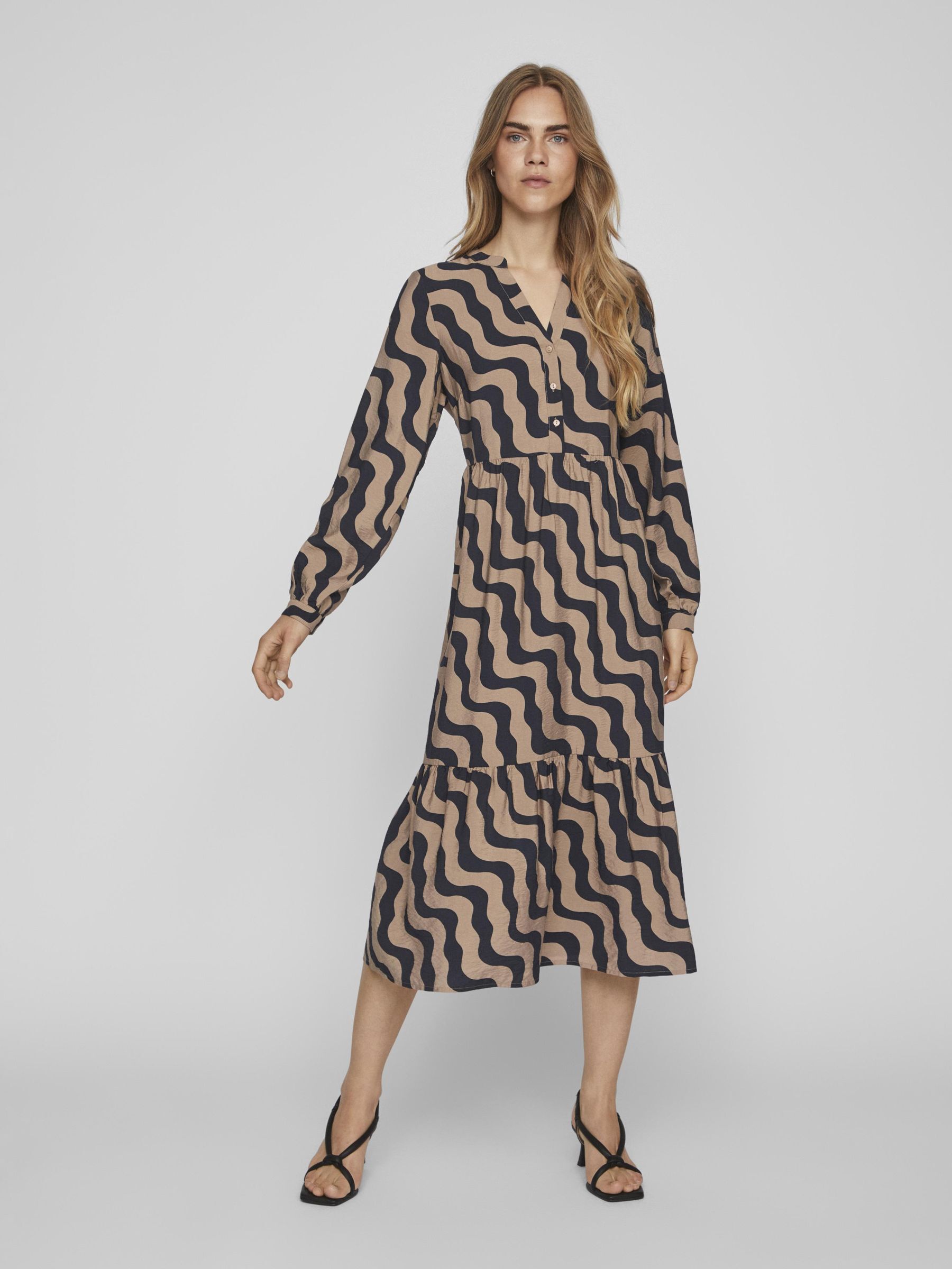 Vila jurk on sale bruin
