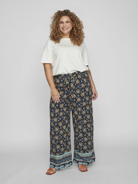 Vila CURVE - ROUND NECK T-SHIRT, Cloud Dancer, highres - 14092956_CloudDancer_005.jpg