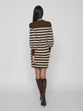 Vila LONG SLEEVE KNITTED DRESS, Shaved Chocolate, highres - 14092907_ShavedChocolate_1085724_004.jpg