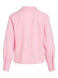 Vila EMBROIDERED REGULAR FIT SHIRT, Begonia Pink, highres - 14086540_BegoniaPink_002.jpg