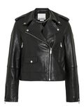 Product image thumbnail - LEATHER BIKER JACKET, Meteorite | 6