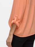 VILA VIJOSA V-NECK TOP CON MANICHE A 3/4, Cadmium Orange, highres - 14102906_CadmiumOrange_006.jpg