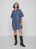 VILA SHORT DENIM DRESS, Medium Blue Denim, highres - 14106465_MediumBlueDenim_1179704_005.jpg