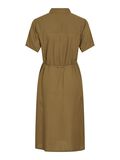 VILA VIRAGNA SHORT SLEEVED  SHIRT DRESS, Gothic Olive, highres - 14103249_GothicOlive_002.jpg