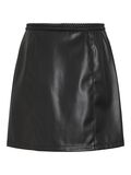 VILA COATED  MINI SKIRT, Black Beauty, highres - 14100268_BlackBeauty_002.jpg