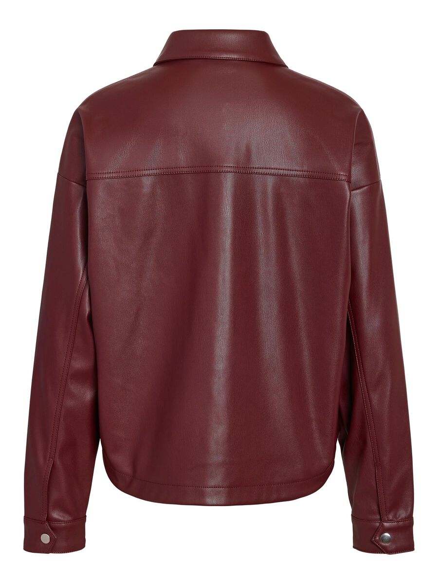Noisy May FAUX LEATHER JACKET, Windsor Wine, highres - 27034745_WindsorWine_002.jpg