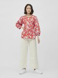 Vila PATTERNED 3/4 SLEEVED TOP, Valiant Poppy, highres - 14079606_ValiantPoppy_976116_005.jpg