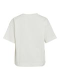VILA COTTON SHORT-SLEEVED T-SHIRT, Snow White, highres - 14106761_SnowWhite_1183989_002.jpg