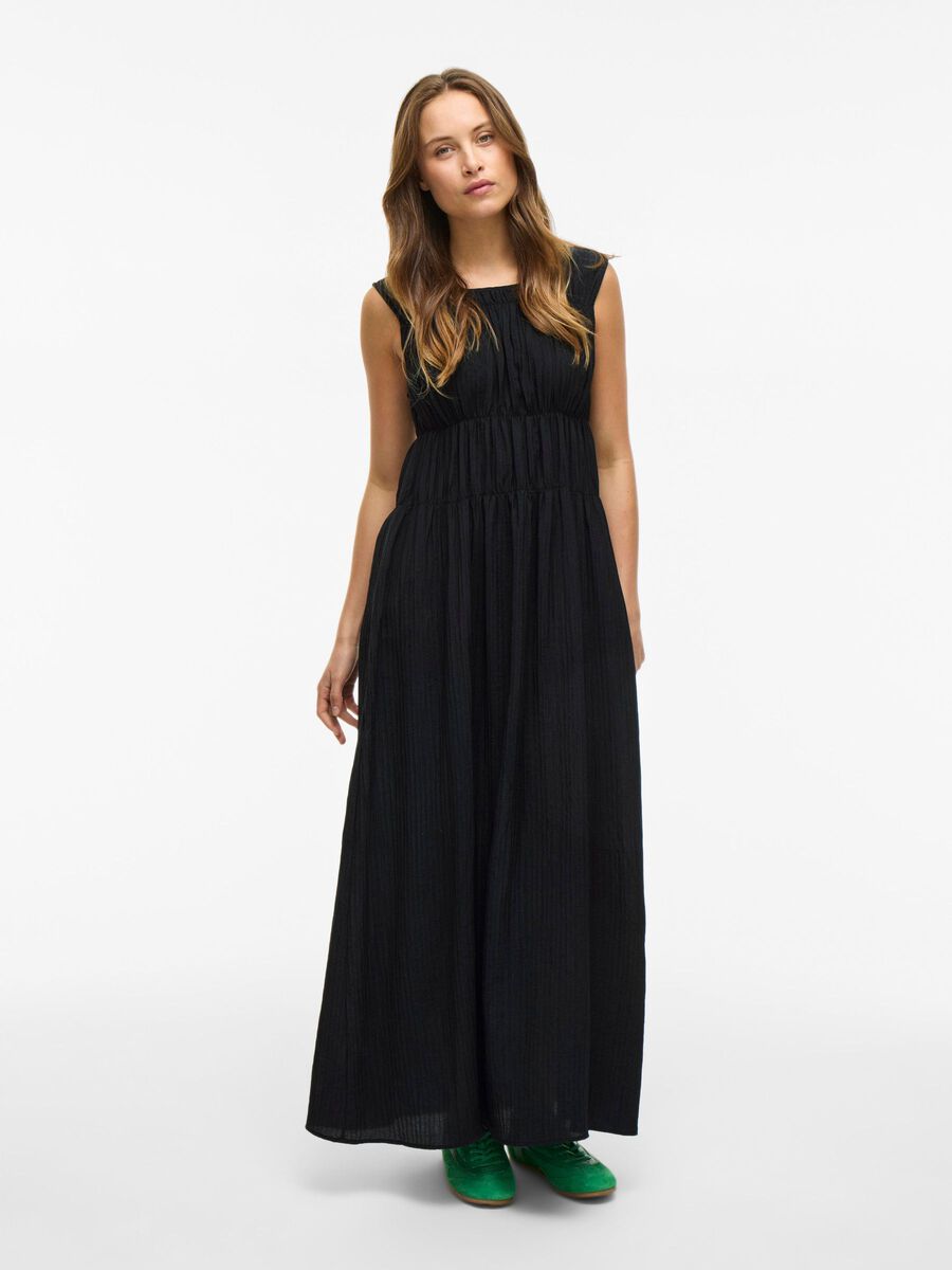 VILA SLEEVELESS MAXI DRESS, Black Beauty, highres - 14106971_BlackBeauty_003.jpg