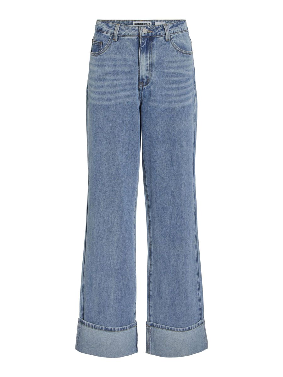 VILA TAILLE HAUTE JEAN, Light Blue Denim, highres - 14105758_LightBlueDenim_001.jpg