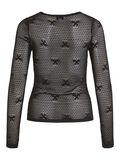 Vila BOW-DETAILED LONG SLEEVED TOP, Black, highres - 14103080_Black_002.jpg