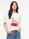 Product image thumbnail - VIVORA RUNDHALS OVERSIZED T-SHIRT, Snow White | 3