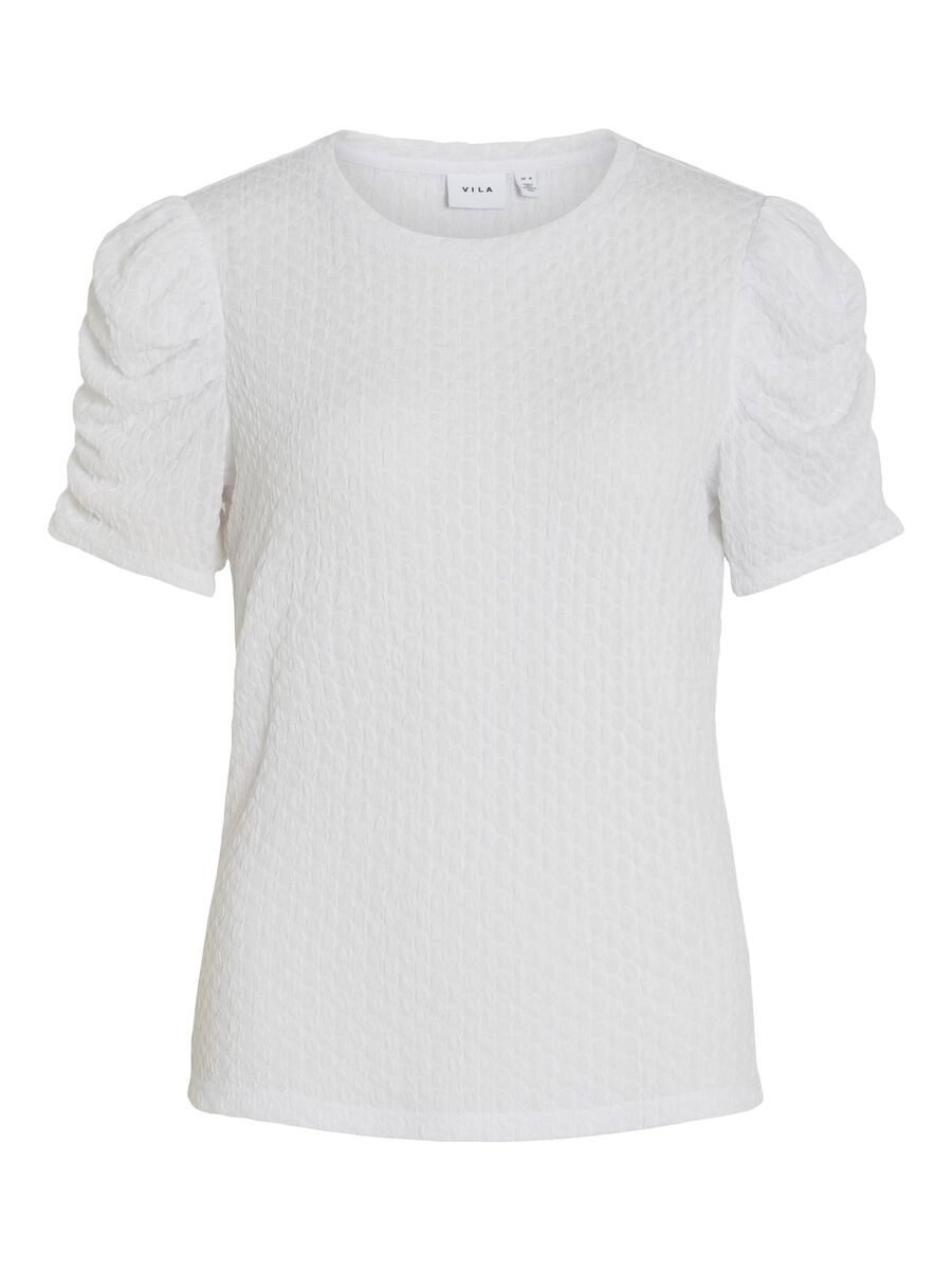 VILA POFMOUWEN TOP, Bright White, highres - 14089479_BrightWhite_001.jpg
