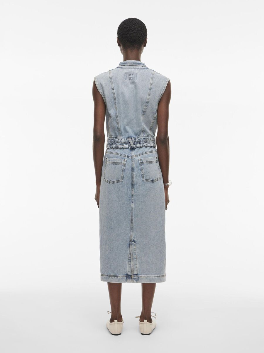 VILA MIDI DENIMKJOLE, Light Blue Denim, highres - 14105771_LightBlueDenim_004.jpg