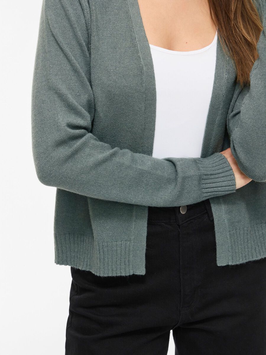 Carousel image - VIRIL KORT &Aring;PEN CARDIGAN, Balsam Green | 3