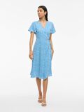VILA VILOVIE SHORT SLEEVED WRAP DRESS, Blissful Blue, highres - 14059666_BlissfulBlue_1190183_005.jpg