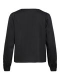 VILA V-NECK LONG SLEEVED TOP, Black, highres - 14106180_Black_002.jpg