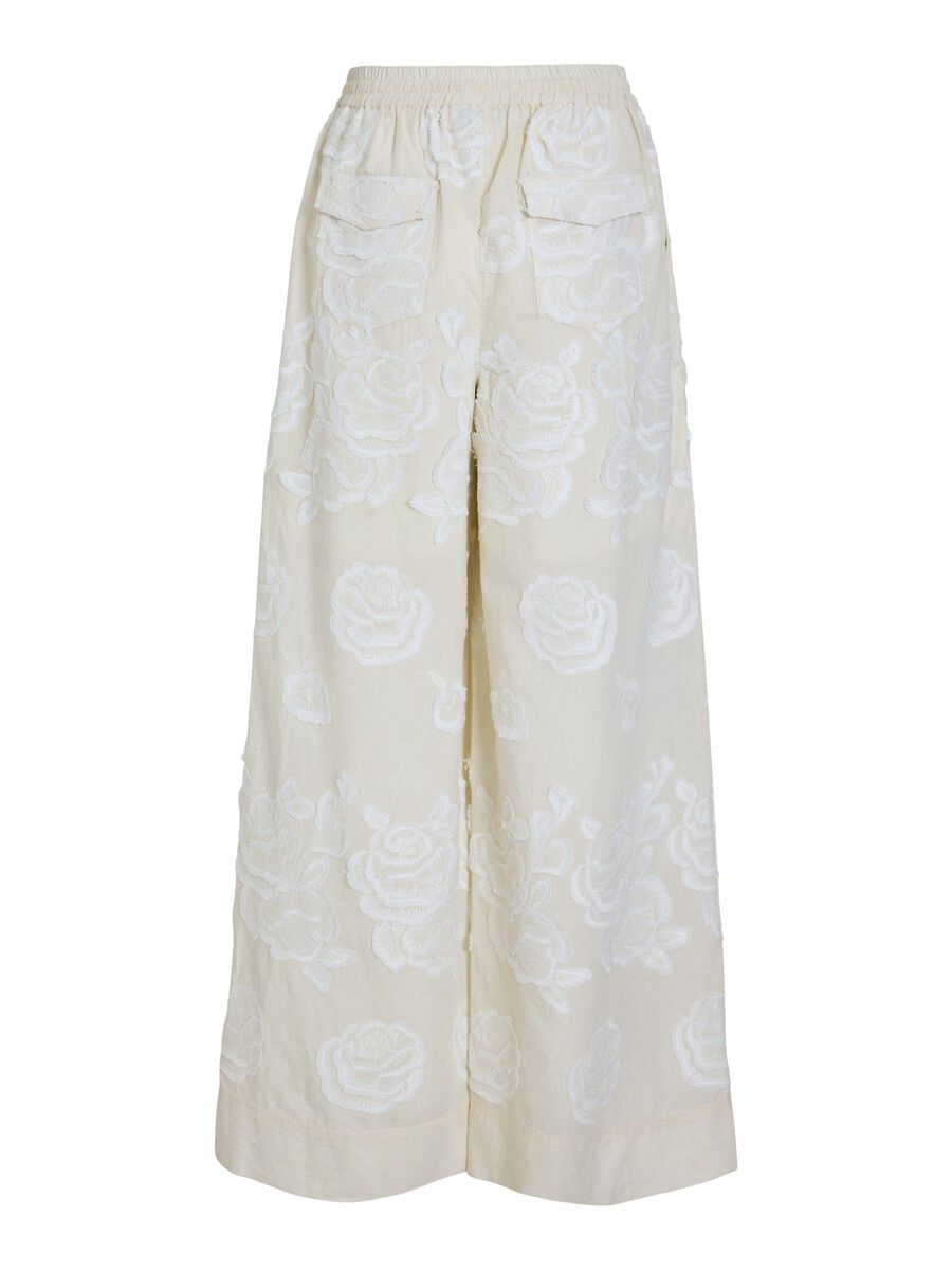 VILA HIGH WAIST TROUSERS, Birch, highres - 14105921_Birch_002.jpg