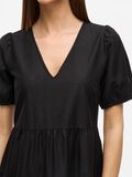 VILA SHORT-SLEEVED SHORT DRESS, Black Beauty, highres - 14086279_BlackBeauty_006.jpg