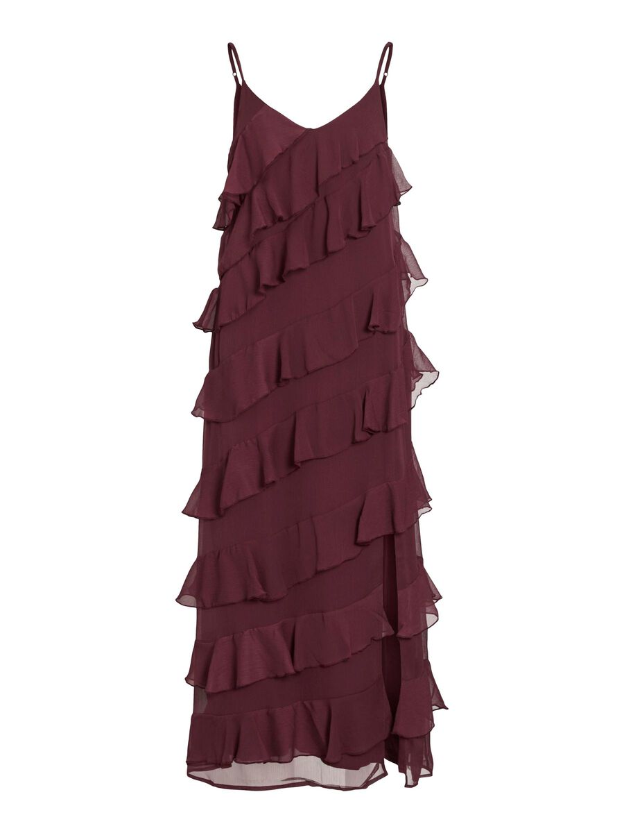 VILA STRAP MAXI DRESS, Fig, highres - 14109420_Fig_001.jpg