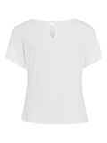 VILA VIELLETTE BOATNECK SHORT SLEEVED TOP, Snow White, highres - 14110009_SnowWhite_002.jpg