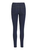 Vila TAILLE MI-HAUTE JEGGINGS, Dark Blue Denim, highres - 14063213_DarkBlueDenim_002.jpg