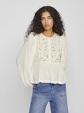 VILA RONDE HALS SHIRT MET LANGE MOUWEN, Birch, highres - 14100532_Birch_003.jpg