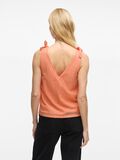 VILA COL EN V TOP SANS MANCHES, Cadmium Orange, highres - 14106641_CadmiumOrange_004.jpg