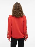 VILA LANGERMET SWEATSHIRT, Aurora Red, highres - 14110168_AuroraRed_1220075_004.jpg
