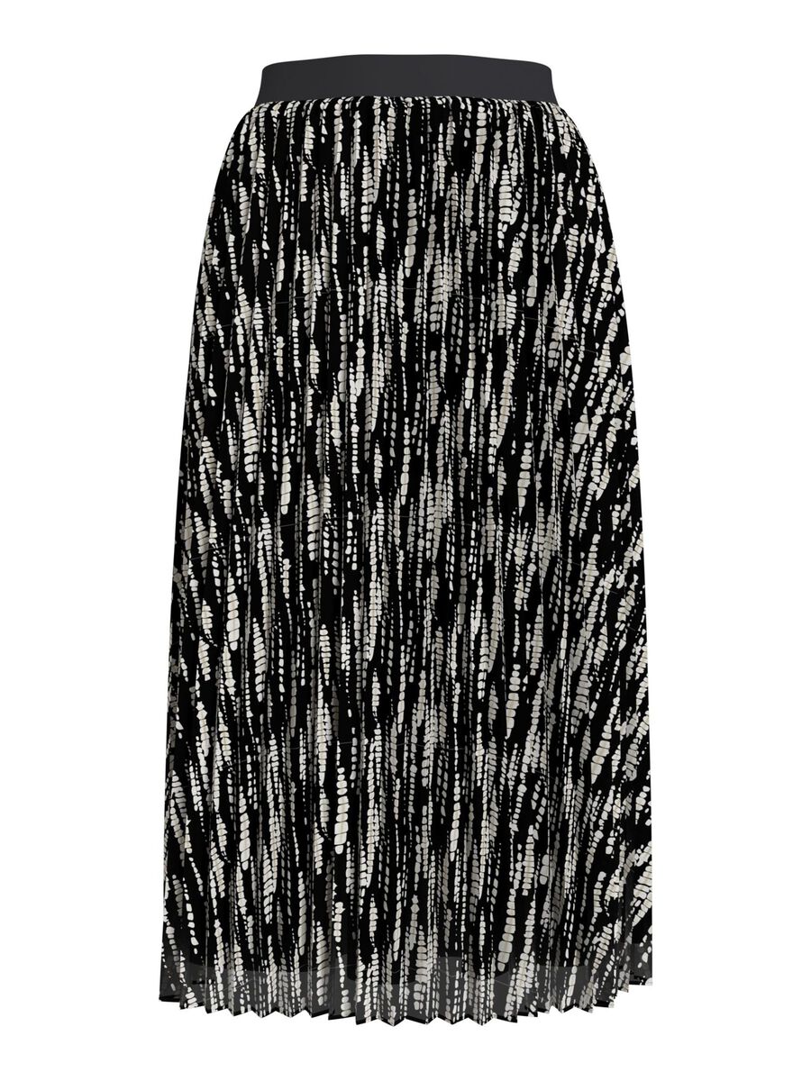 VILA PLEATED MIDI SKIRT, Black, highres - 14106252_Black_1178838_001.jpg
