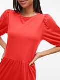 VILA SHORT SLEEVED MIDI DRESS, Poppy Red, highres - 14105717_PoppyRed_006.jpg